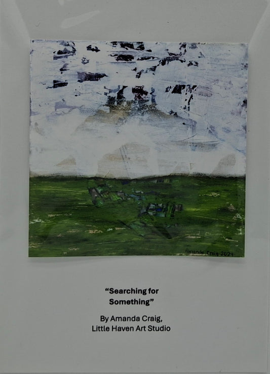 Searching for Something - Giclée Print on Card